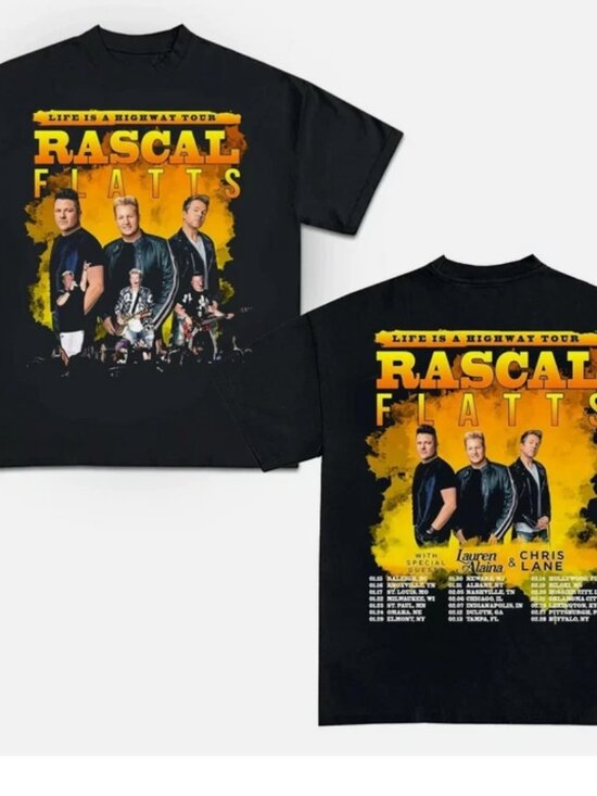 Brandi Other - NEW!!!2 Sides Rascal Flatts 2026 Tour Rascal Flatts Inspired Unisex T-Shirt